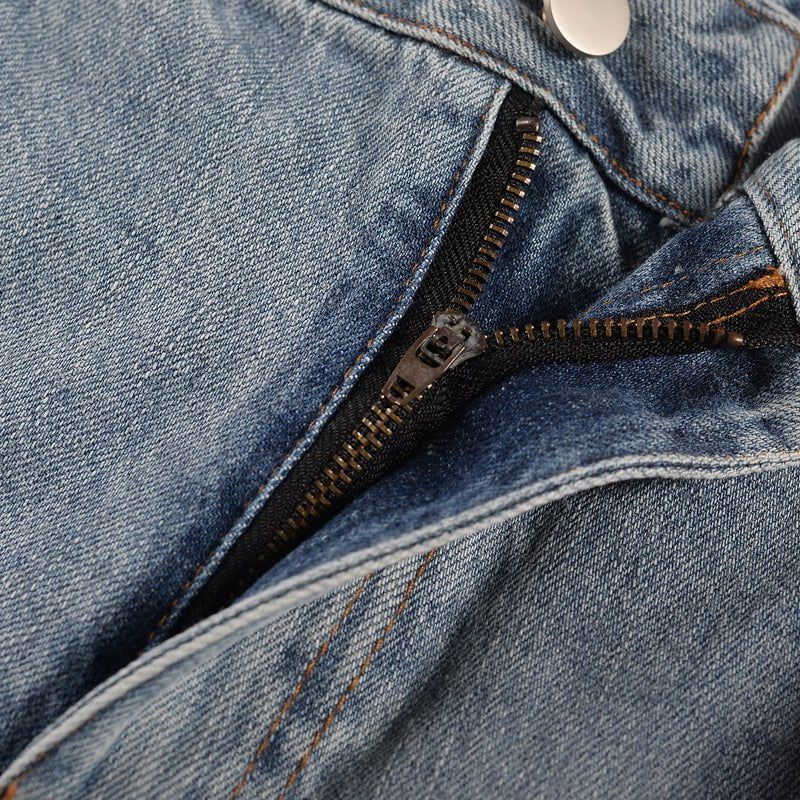 Straight Leg Jeans Flame Cross sold by Yugen Theory product image thumbnail 4