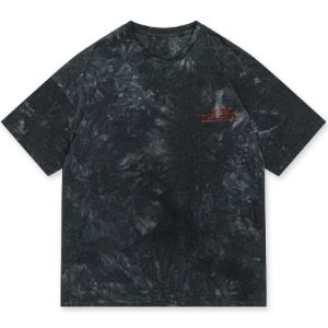 Washed Tie Dye Ghost Graphic T-Shirt sold by Yugen Theory
