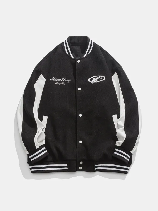 Contrast Varsity Jacket sold by Yugen Theory