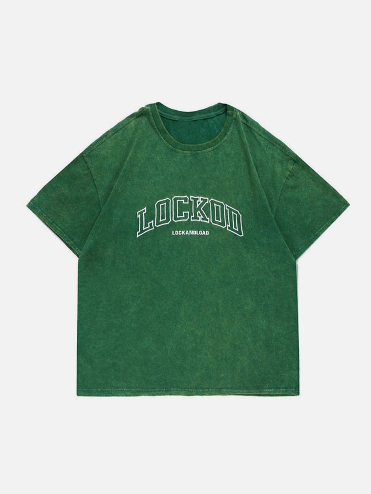 Washed Letters T-Shirt sold by Yugen Theory product image thumbnail 3