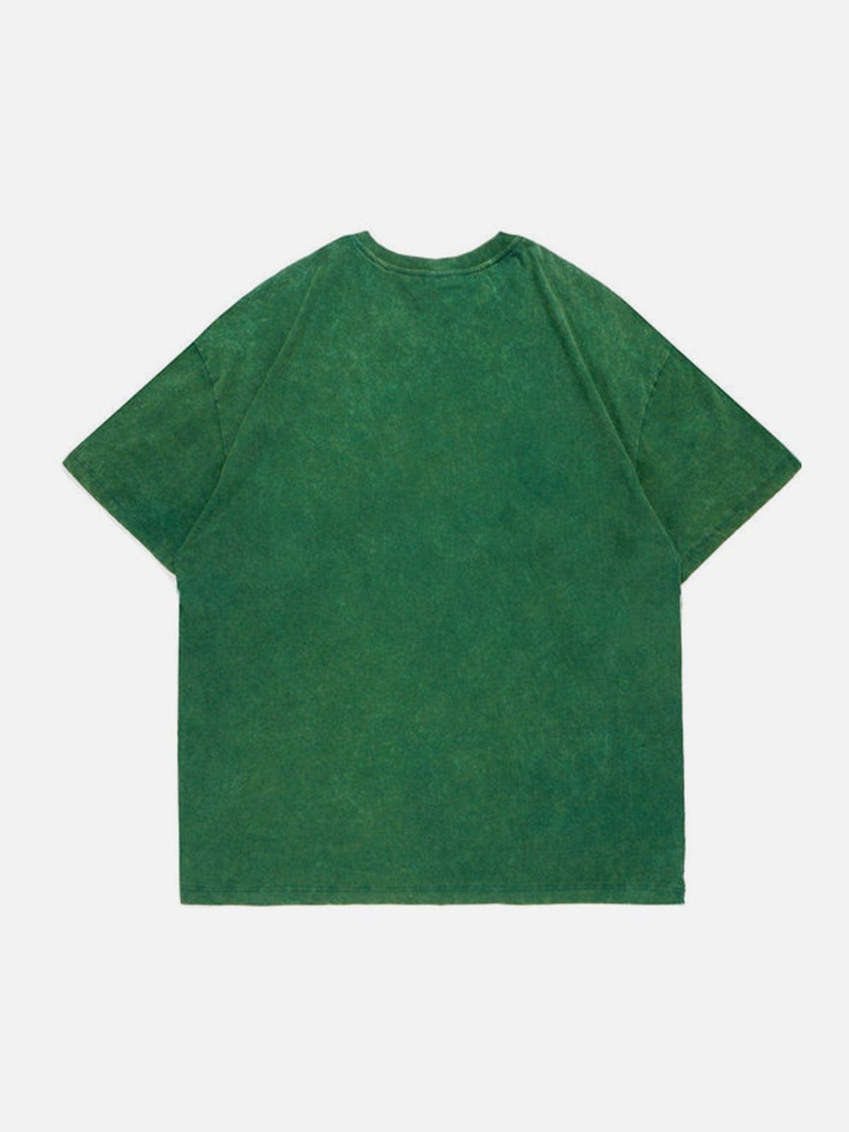 Washed Letters T-Shirt sold by Yugen Theory product image thumbnail 2