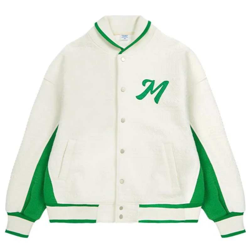 Lapel Baseball Jacket Letter sold by Yugen Theory