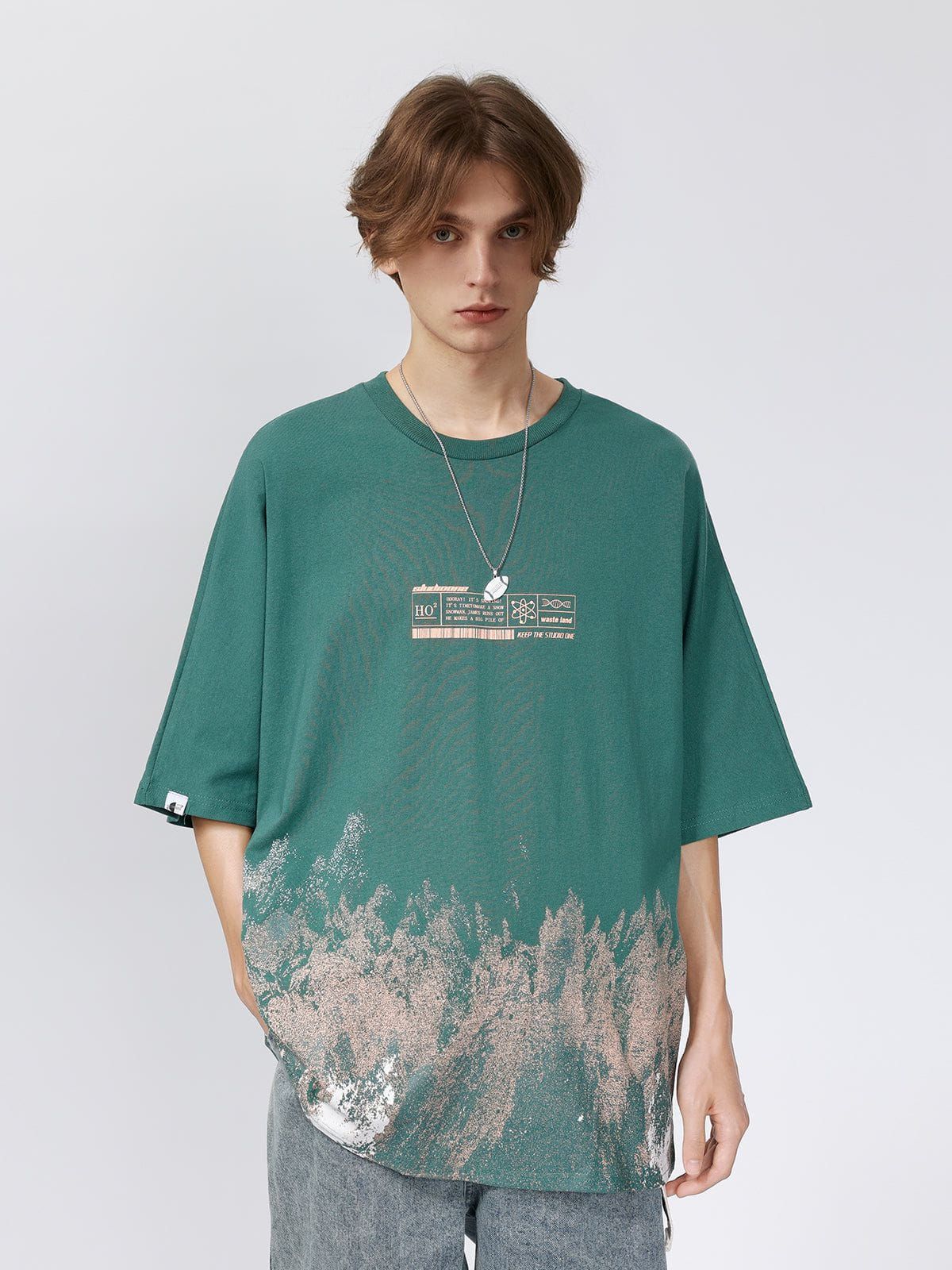 Snow Mountain Graffiti Graphic T-Shirt sold by Yugen Theory product image thumbnail 4