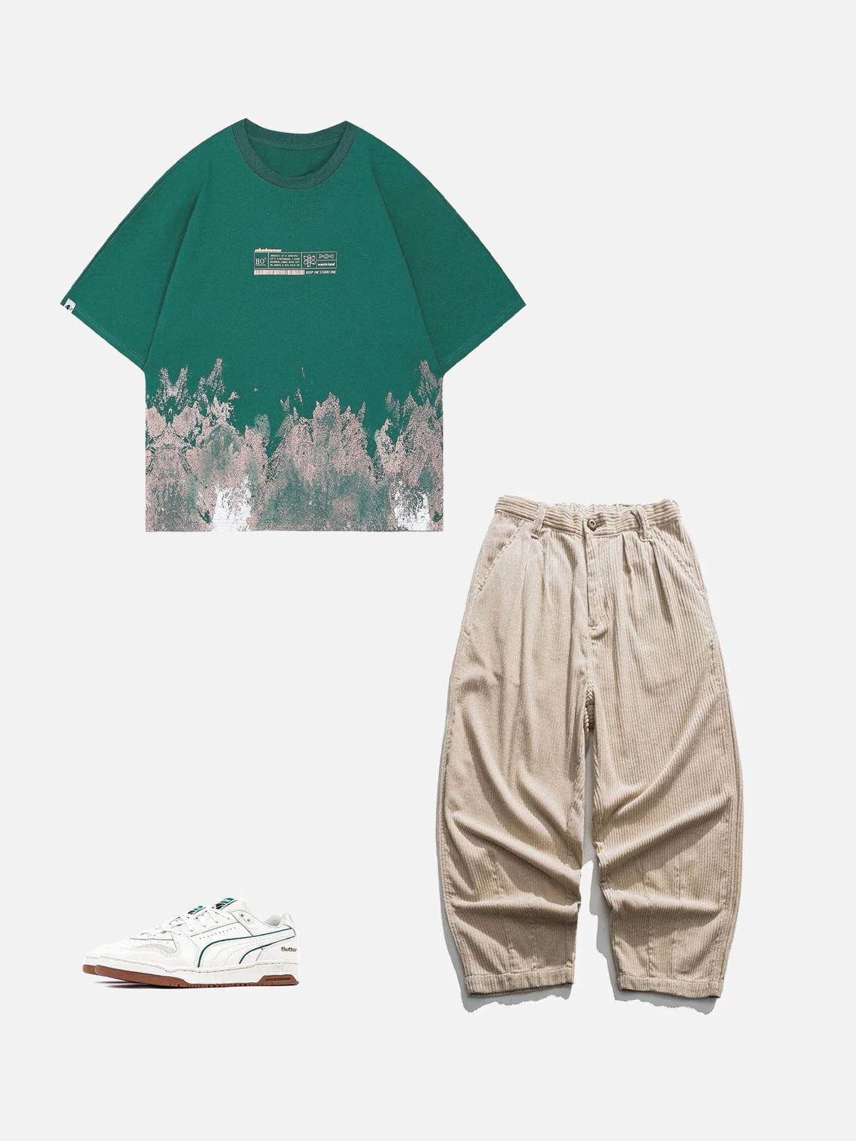 Snow Mountain Graffiti Graphic T-Shirt sold by Yugen Theory product image thumbnail 3