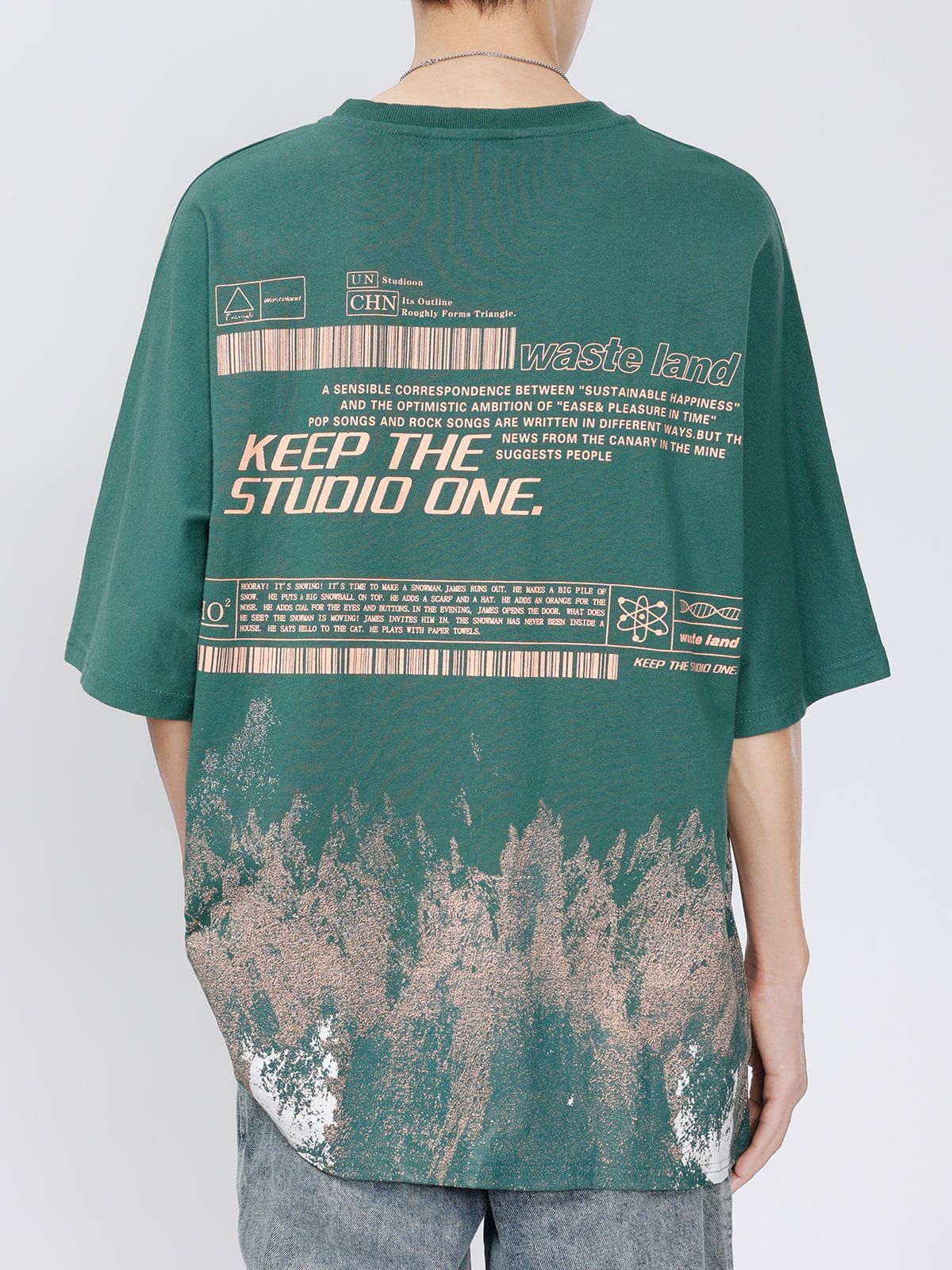 Snow Mountain Graffiti Graphic T-Shirt sold by Yugen Theory product image thumbnail 5