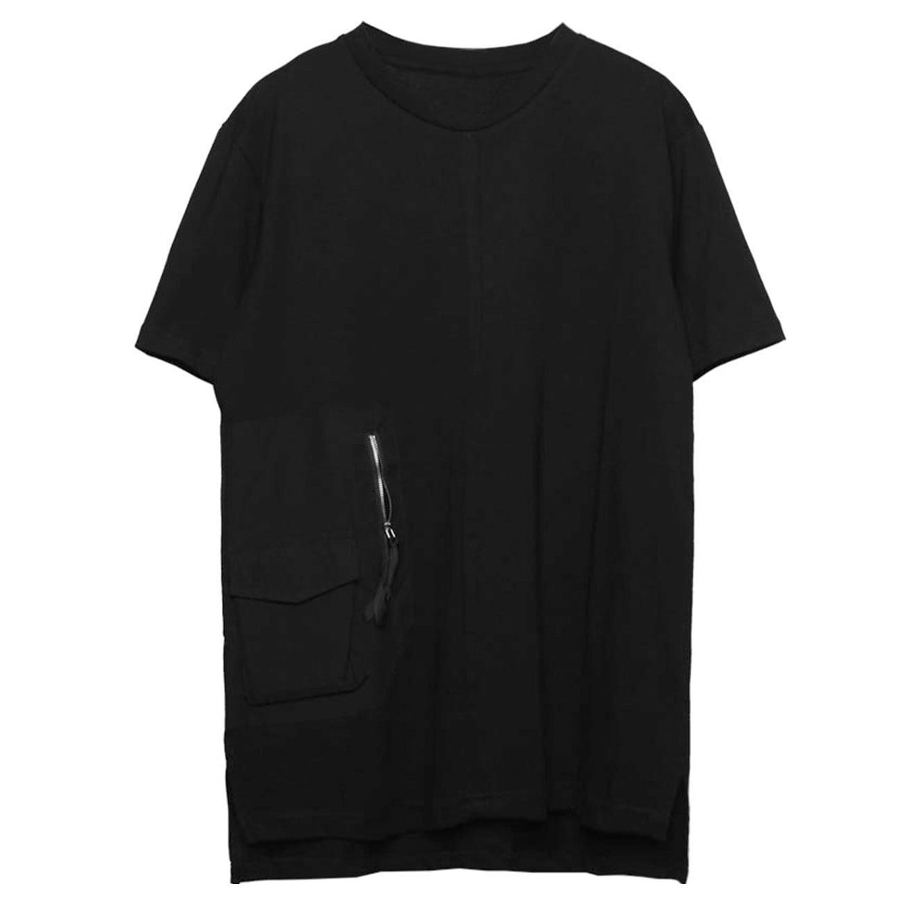 Dark Functional Zipper Pockets T-Shirt sold by Yugen Theory