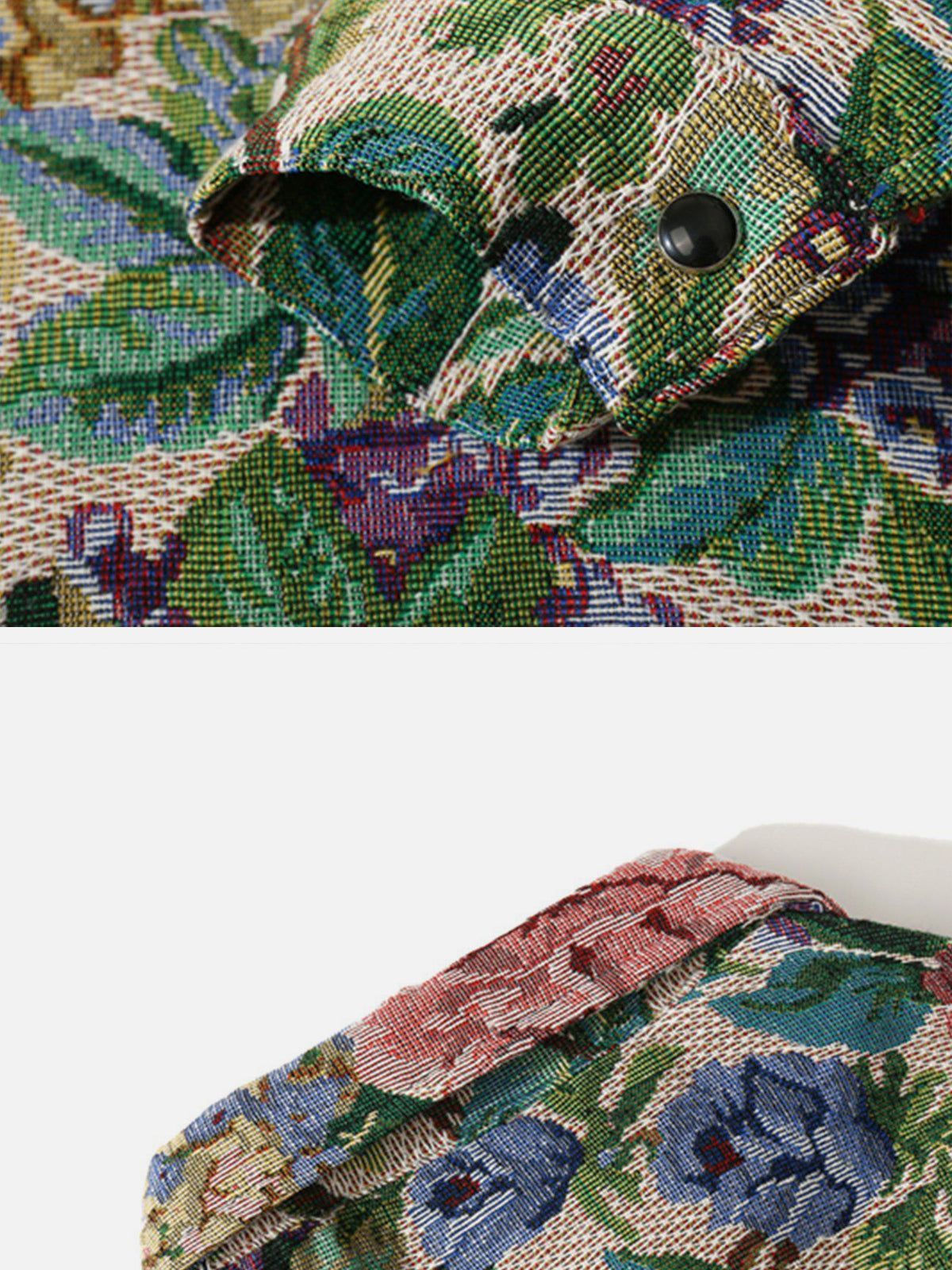 Floral Embroidered Long-Sleeved Shirt sold by Yugen Theory product image thumbnail 4