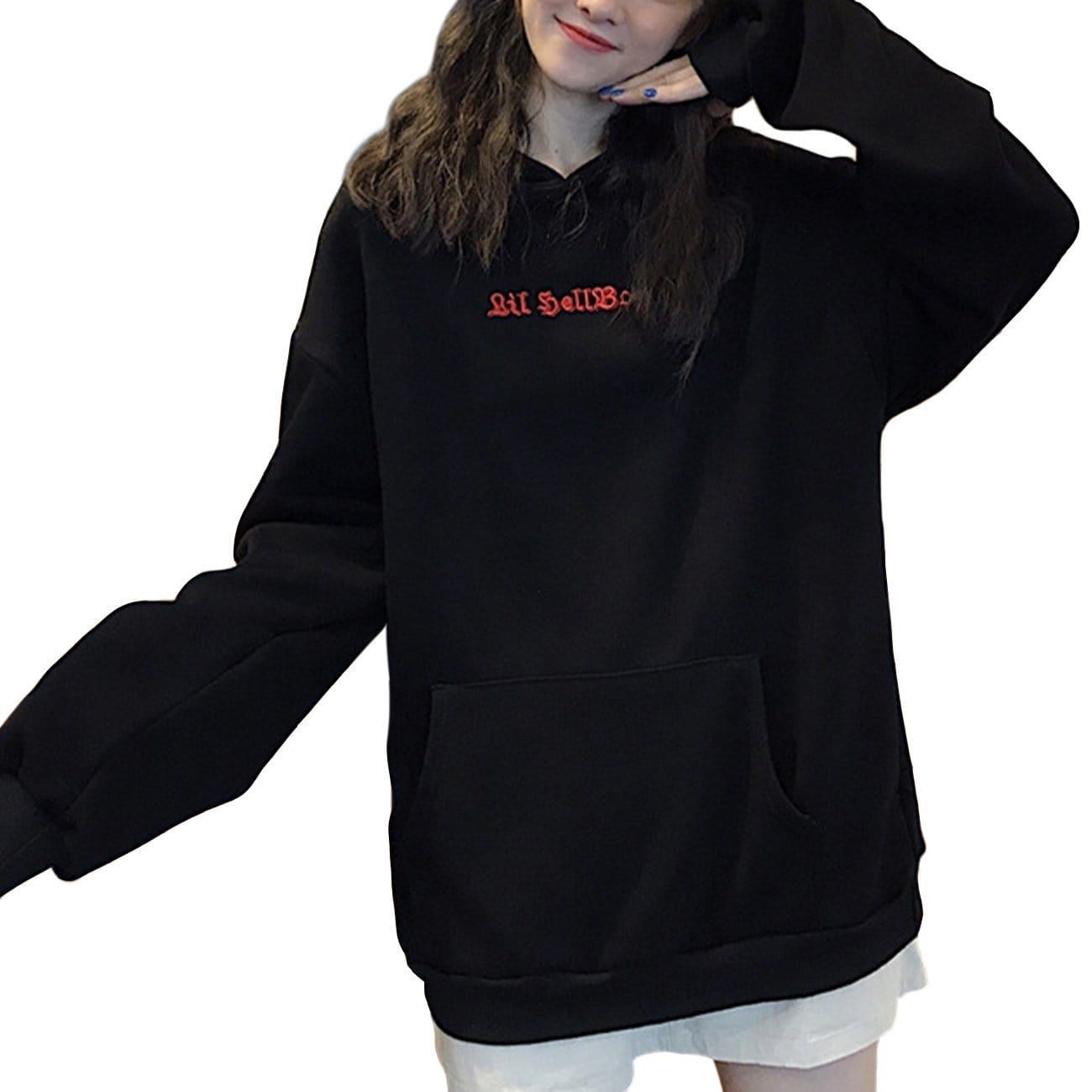Dark Little Devil Horn Fleece Hoodie sold by Yugen Theory product image thumbnail 3