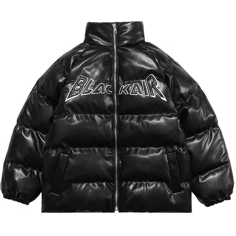 Leather Puffer Winter Coat with Wings sold by Yugen Theory product image thumbnail 2