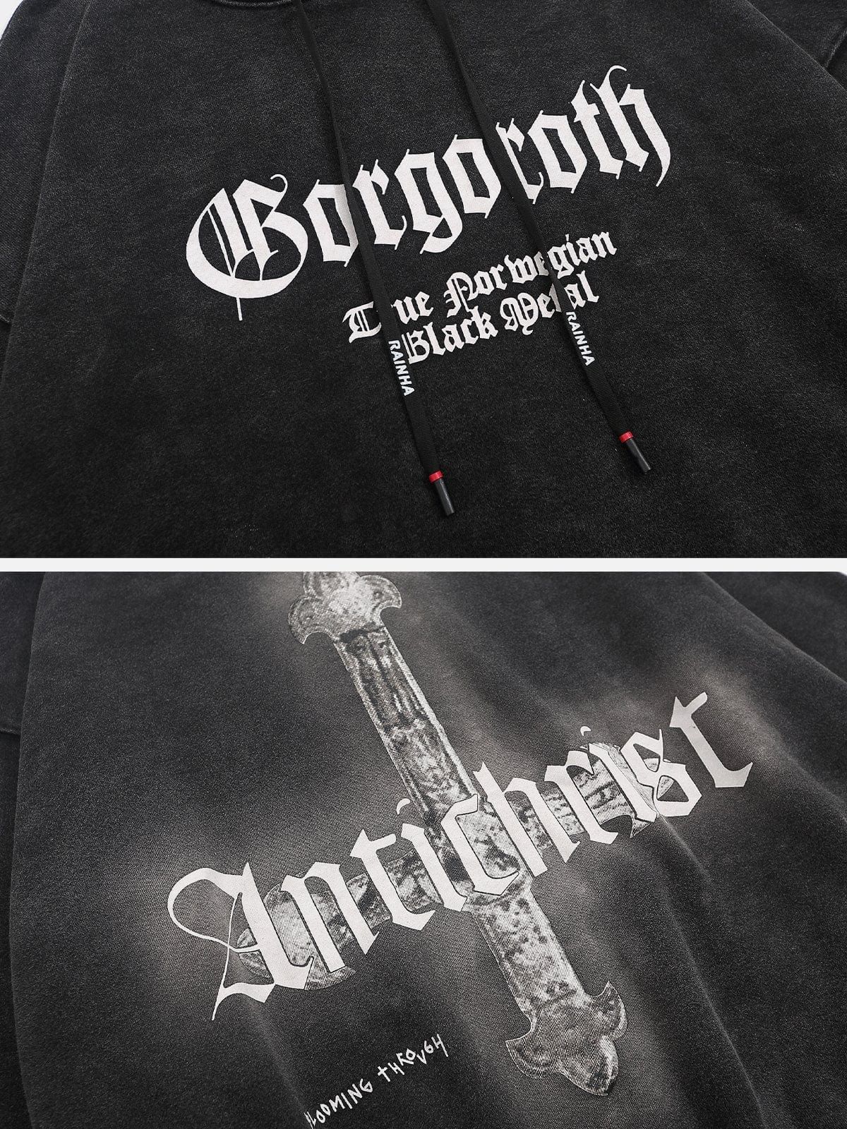 Cross Washed Hoodie sold by Yugen Theory product image thumbnail 5