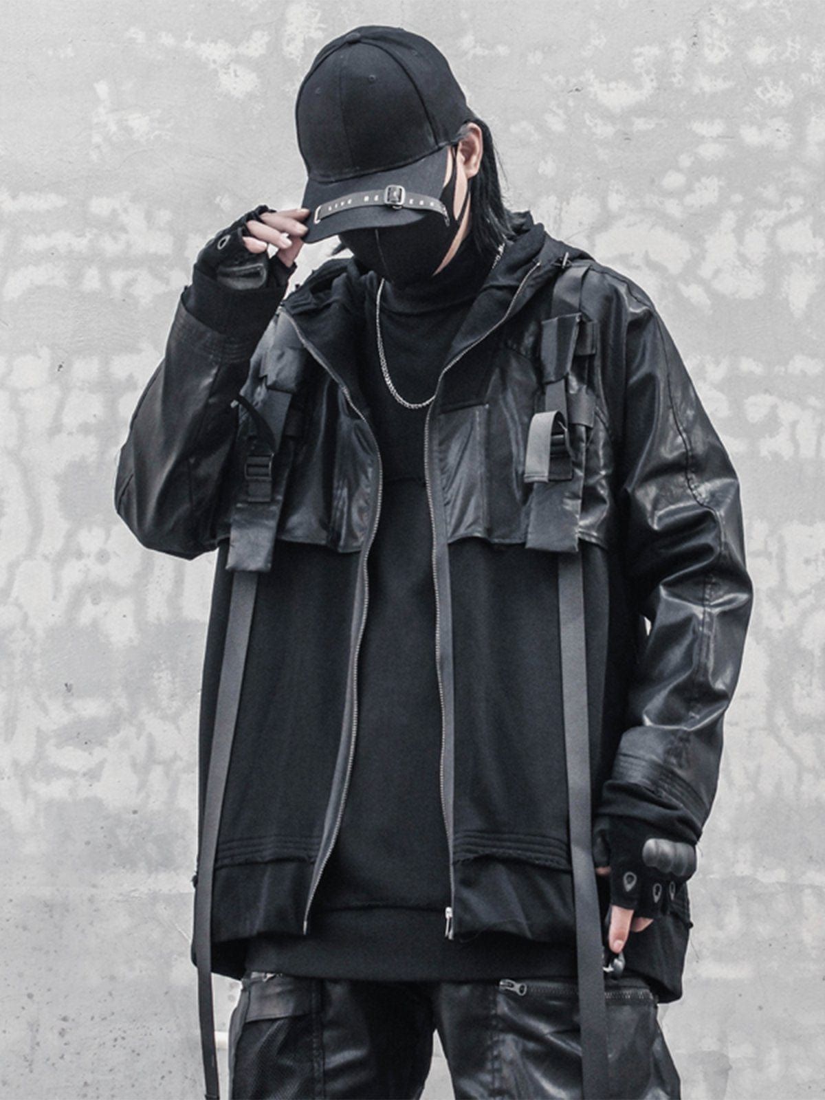Patchwork Fake Two Jacket sold by Yugen Theory
