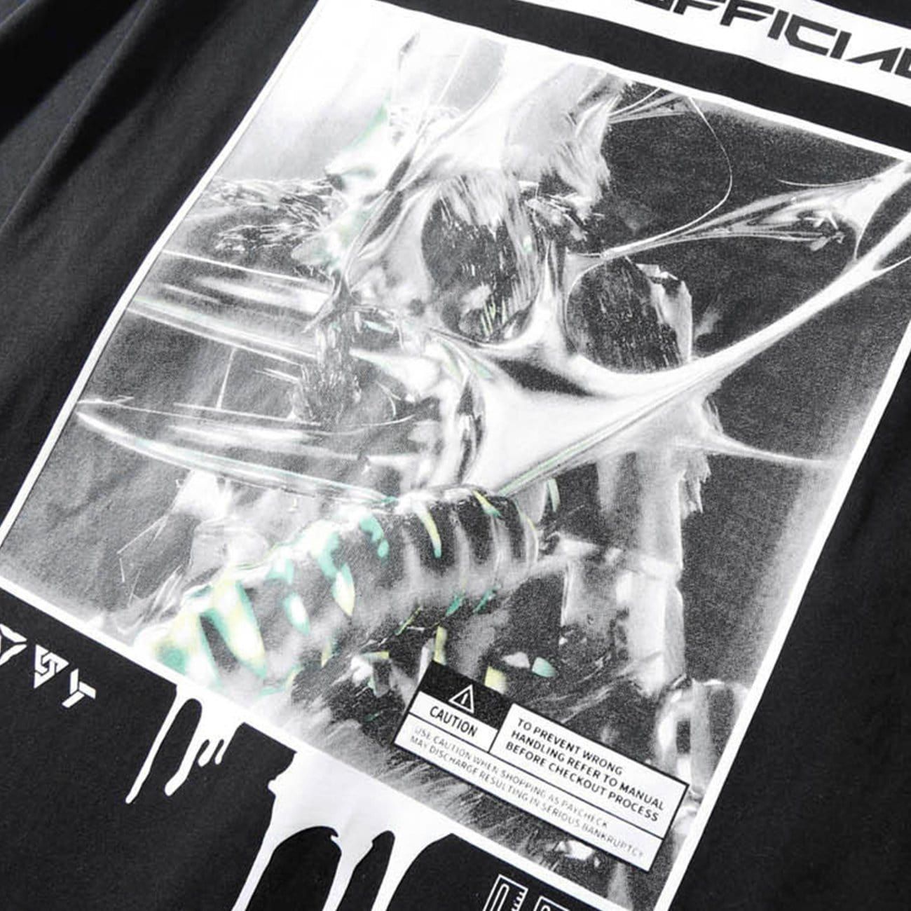 Function Dark Print Cotton T-Shirt sold by Yugen Theory product image thumbnail 5