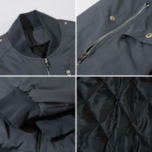 Bomber Winter Jacket Full Zipper sold by Yugen Theory