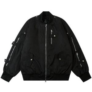Bomber Winter Jacket Full Zipper sold by Yugen Theory