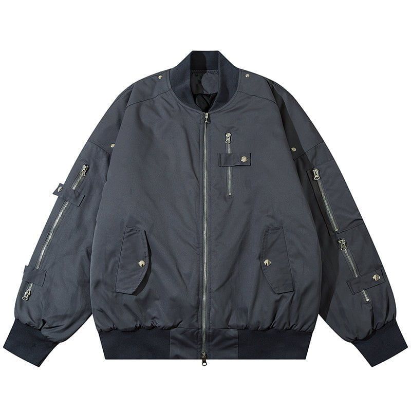 Bomber Winter Jacket Full Zipper sold by Yugen Theory