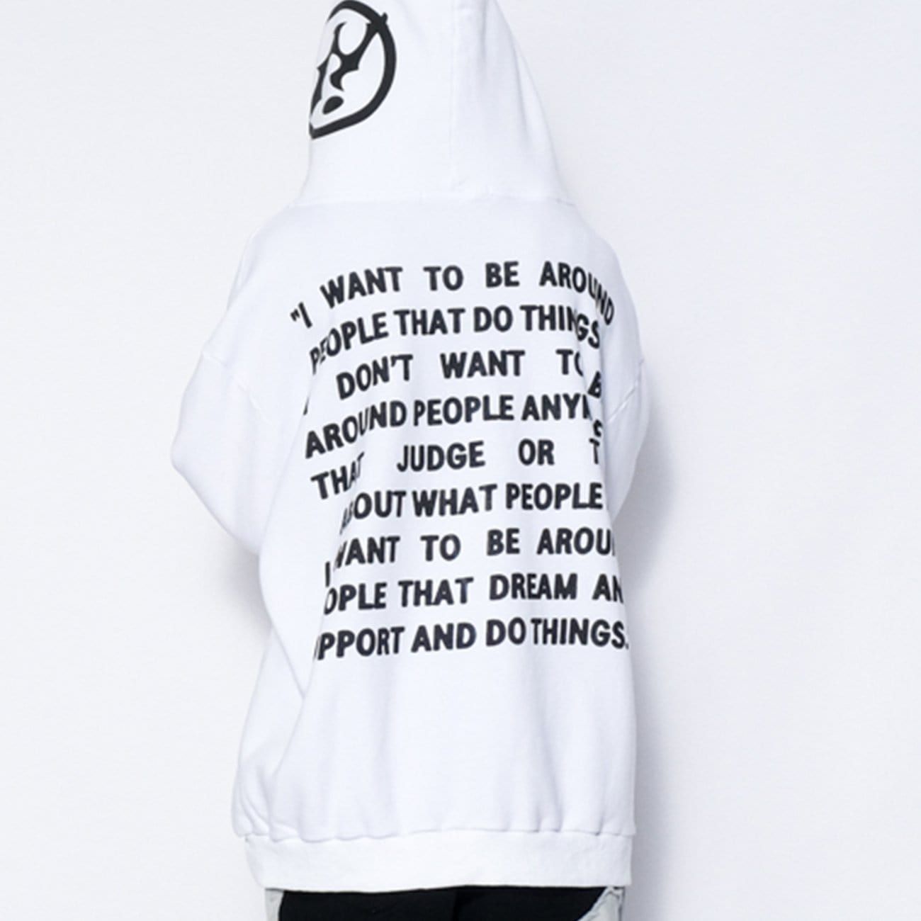 Bear Full Letters Oversized Washed Hoodie sold by Yugen Theory product image thumbnail 3