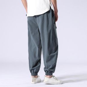Ancient Style Grey Tight End Japanese Pants sold by Yugen Theory