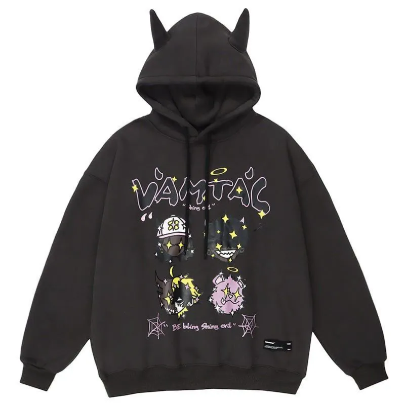Streetwear Hoodies Devil Boy sold by Yugen Theory