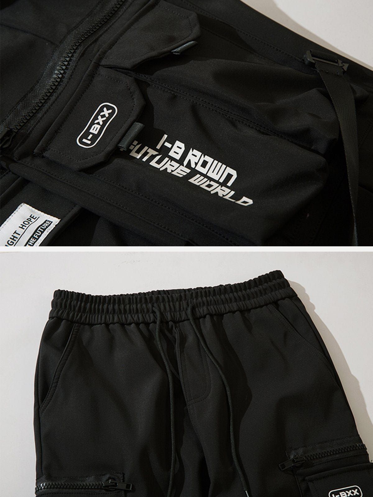 Strap Multiple Pockets Cargo Pants sold by Yugen Theory product image thumbnail 5