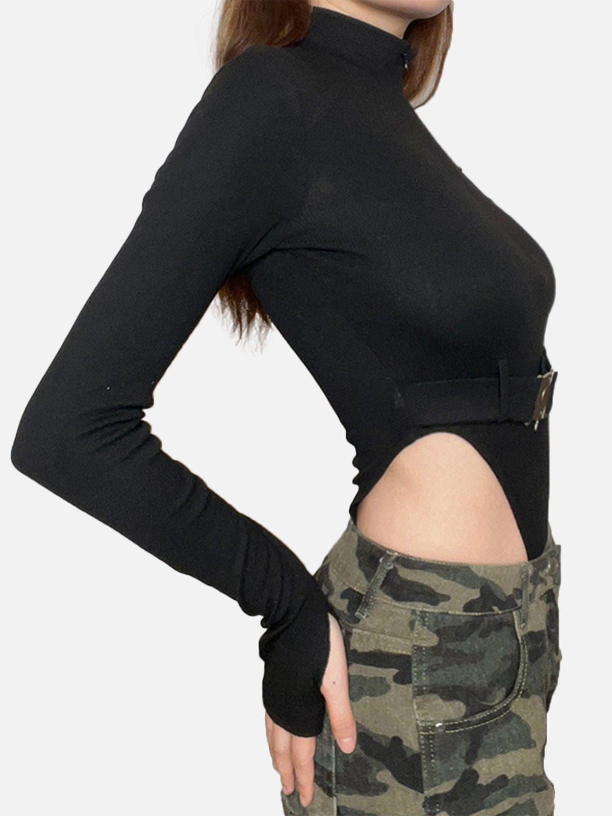 Bag Buckle Turtleneck Bodysuit sold by Yugen Theory product image thumbnail 3