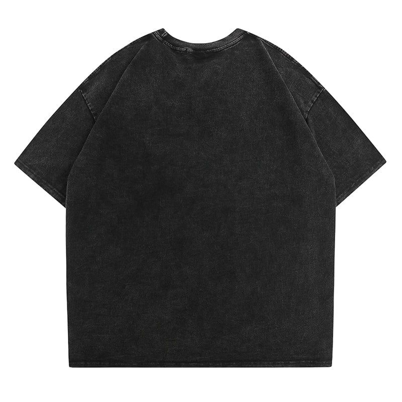 Washed T-shirt Rose Skull sold by Yugen Theory product image thumbnail 2