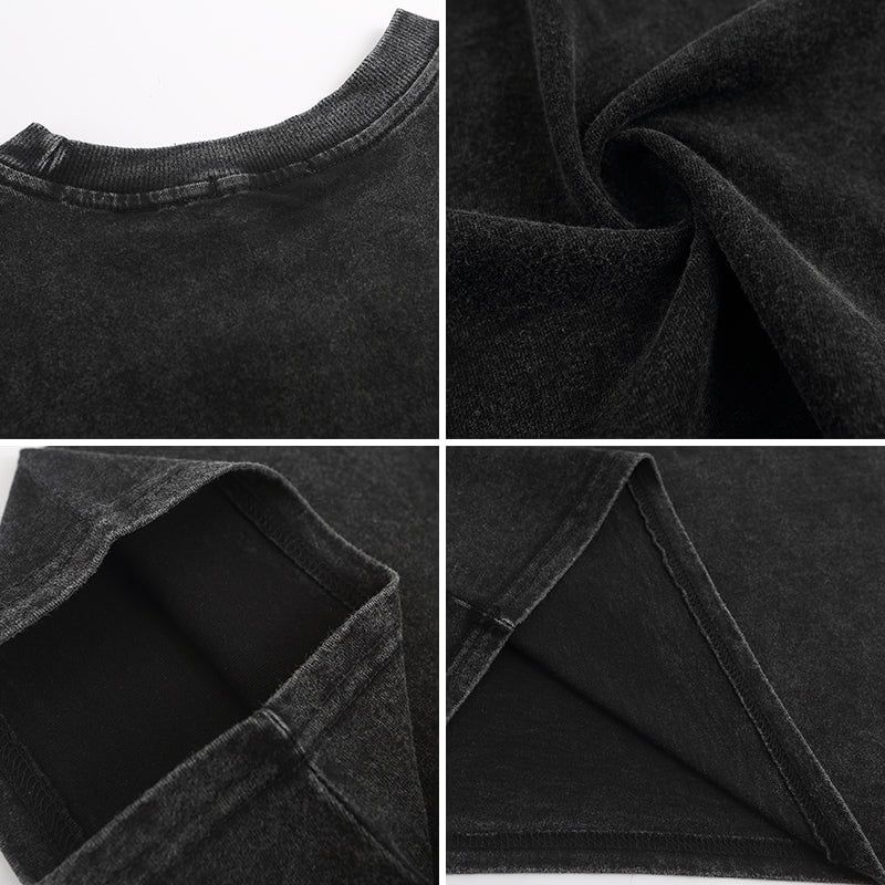 Washed T-shirt Rose Skull sold by Yugen Theory product image thumbnail 4