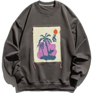 Vintage Sweatshirt Embroidered Graphic sold by Yugen Theory