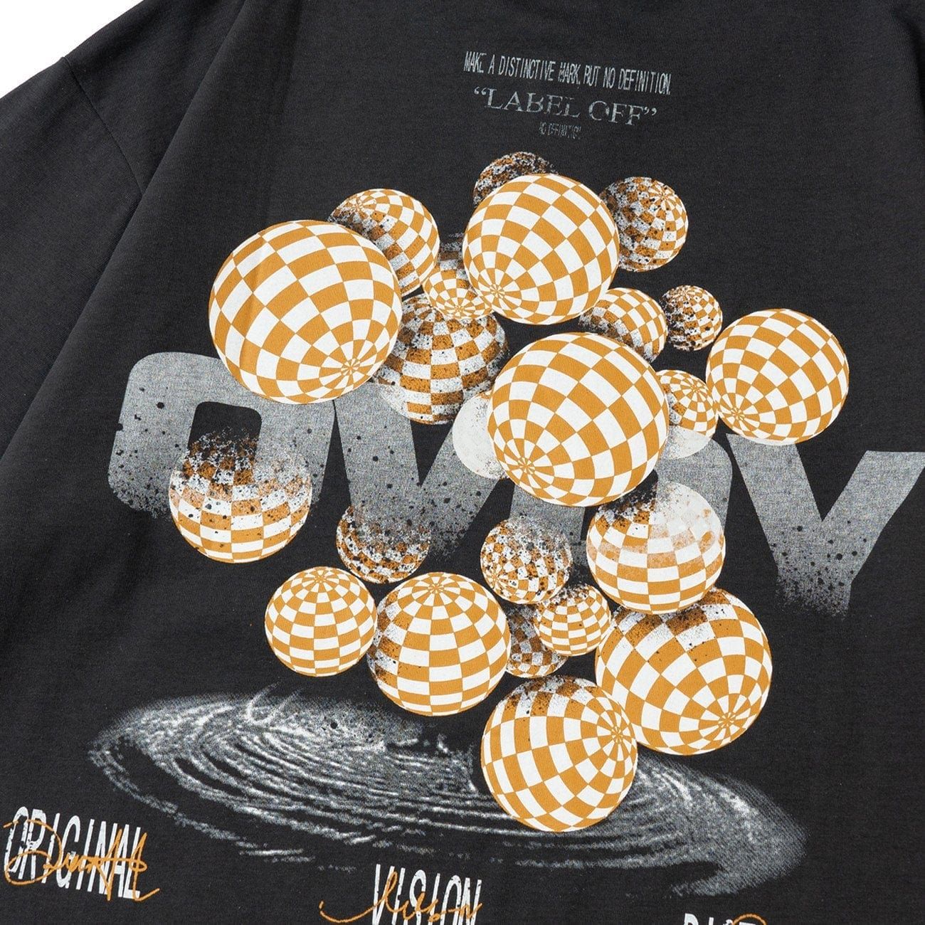 Faded Neon Cotton Graphic T-Shirt sold by Yugen Theory product image thumbnail 5