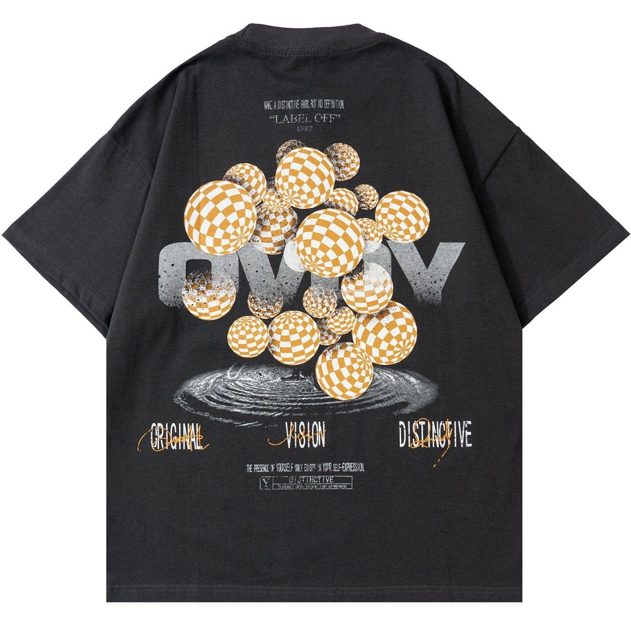 Faded Neon Cotton Graphic T-Shirt sold by Yugen Theory