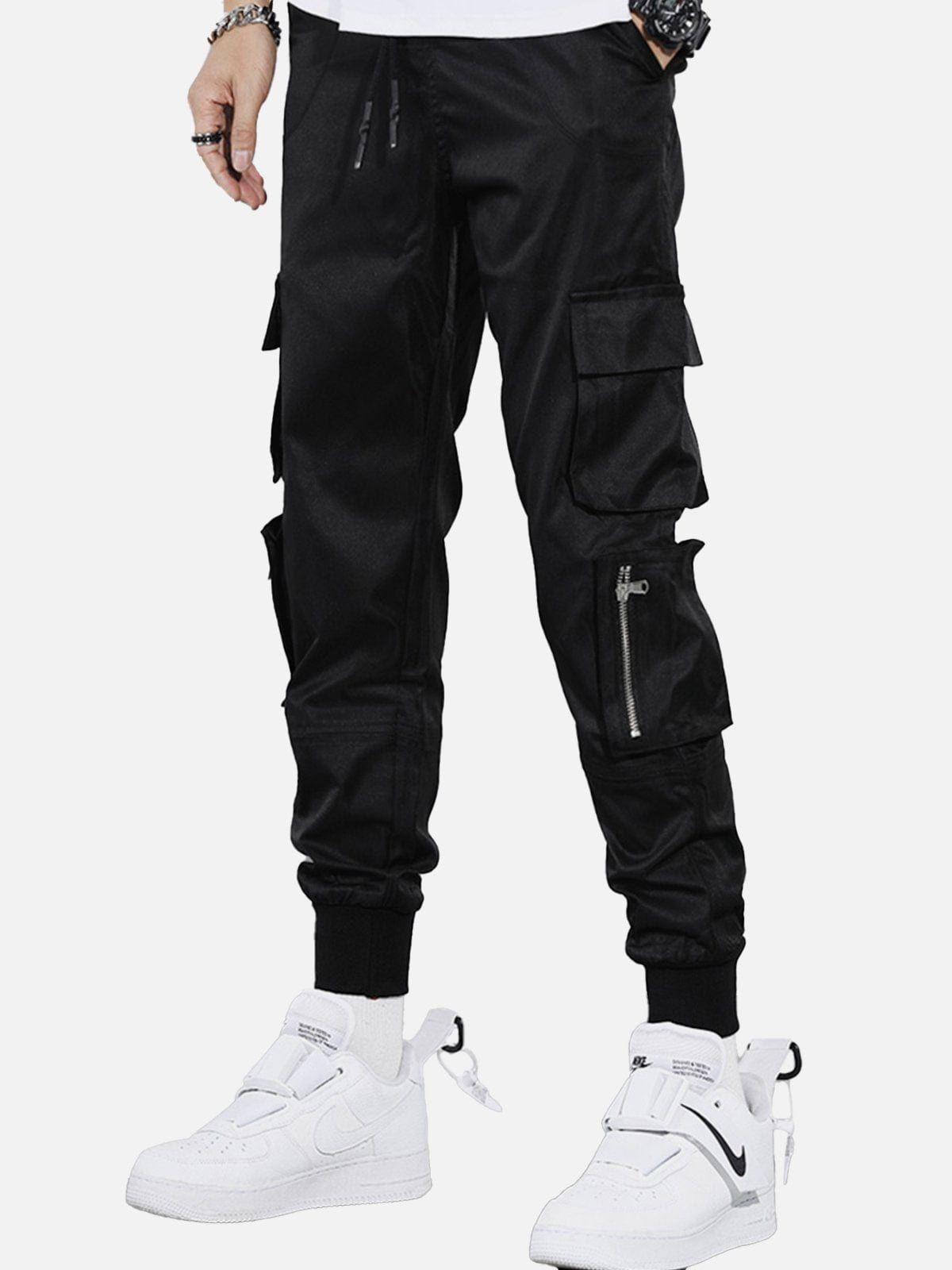 Three-dimensional Pockets Cargo Pants sold by Yugen Theory