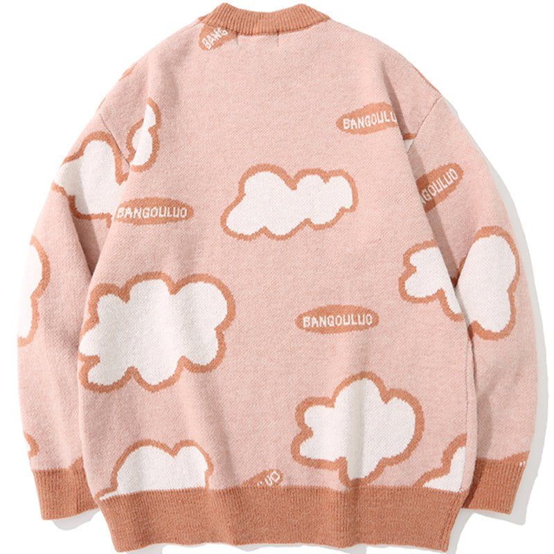 Warm Knit Sweater White Clouds sold by Yugen Theory product image thumbnail 4