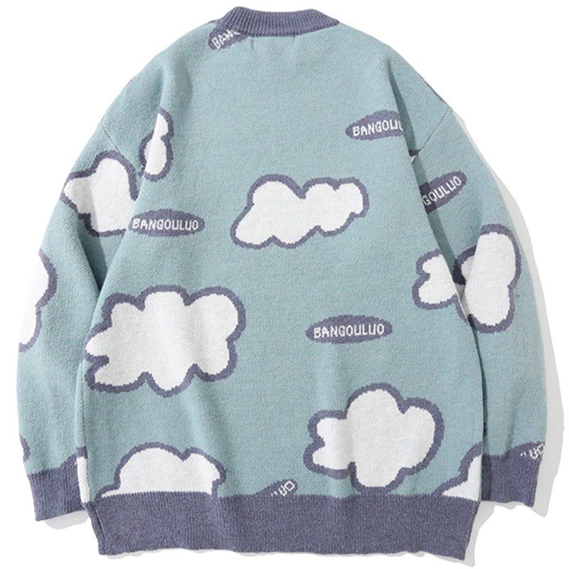 Warm Knit Sweater White Clouds sold by Yugen Theory product image thumbnail 3
