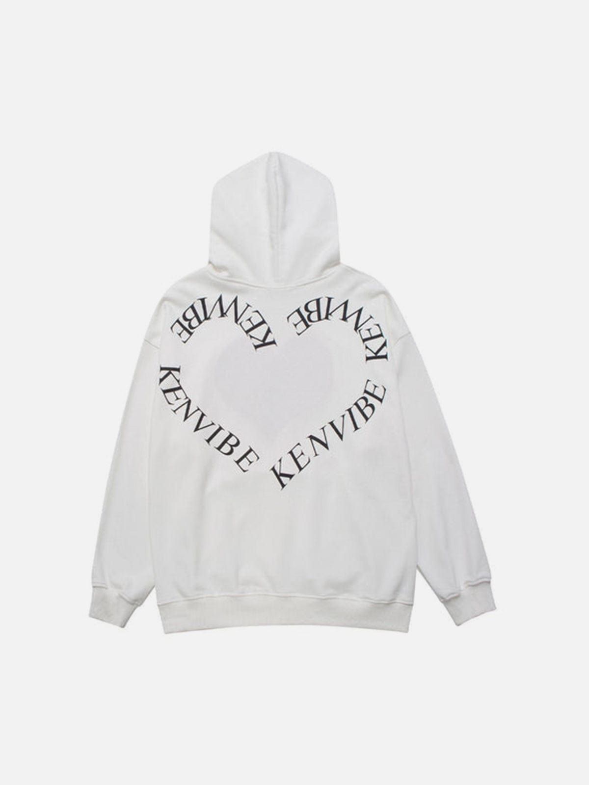 Towel Embroidery Plaid Love Hoodie sold by Yugen Theory product image thumbnail 3