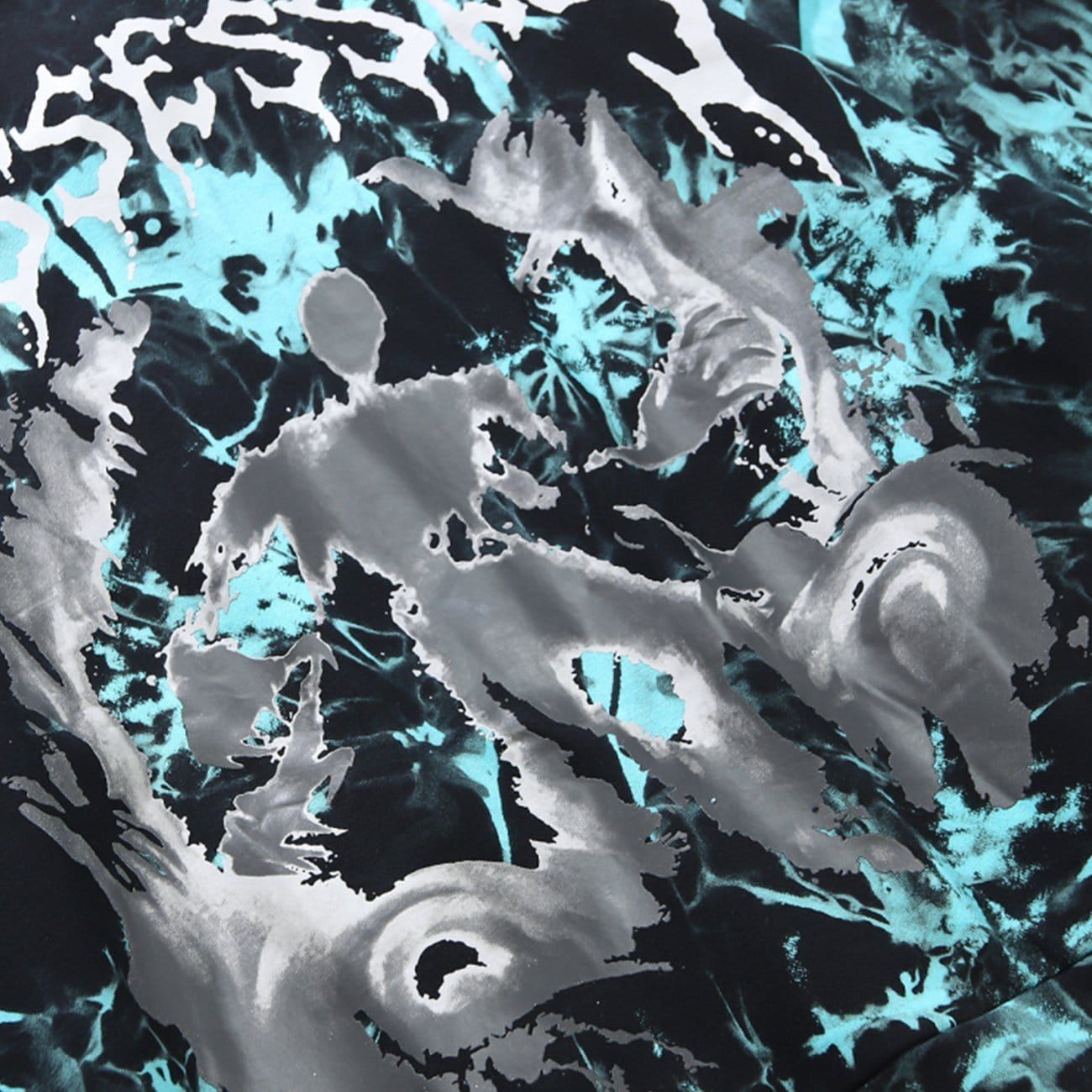 Tie-dye Phantom Print Oversized Hoodie sold by Yugen Theory product image thumbnail 5