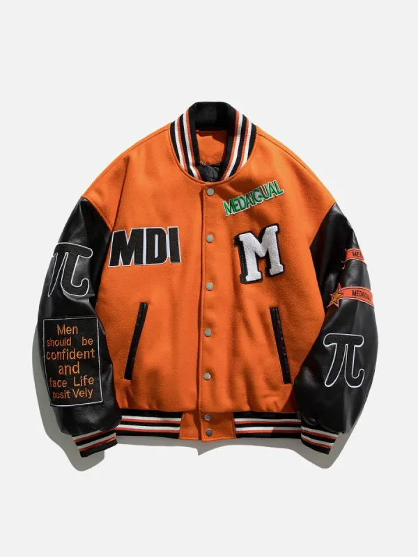Flocking Hamburger Varsity Jacket sold by Yugen Theory