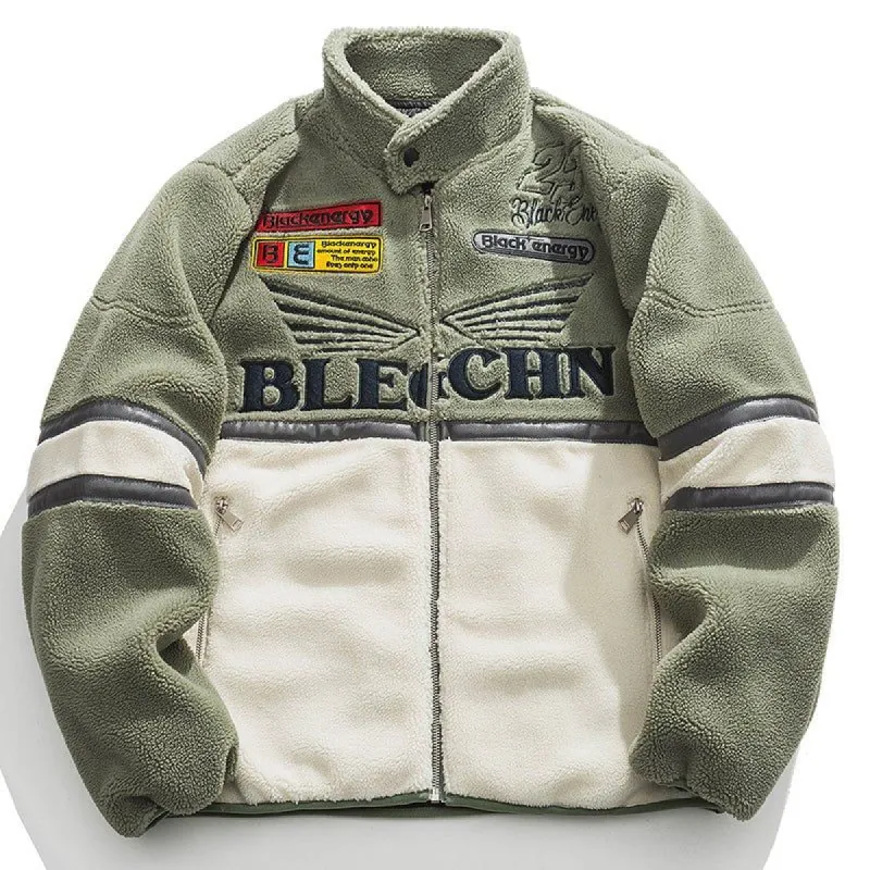 Lamb Woolen Winter Coat Black Energy sold by Yugen Theory