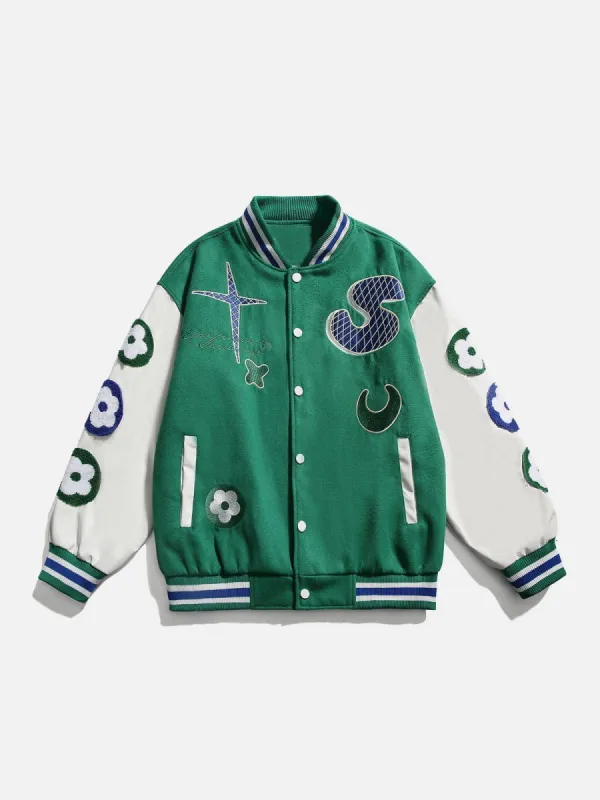 Flower Moon Varsity Jackets sold by Yugen Theory