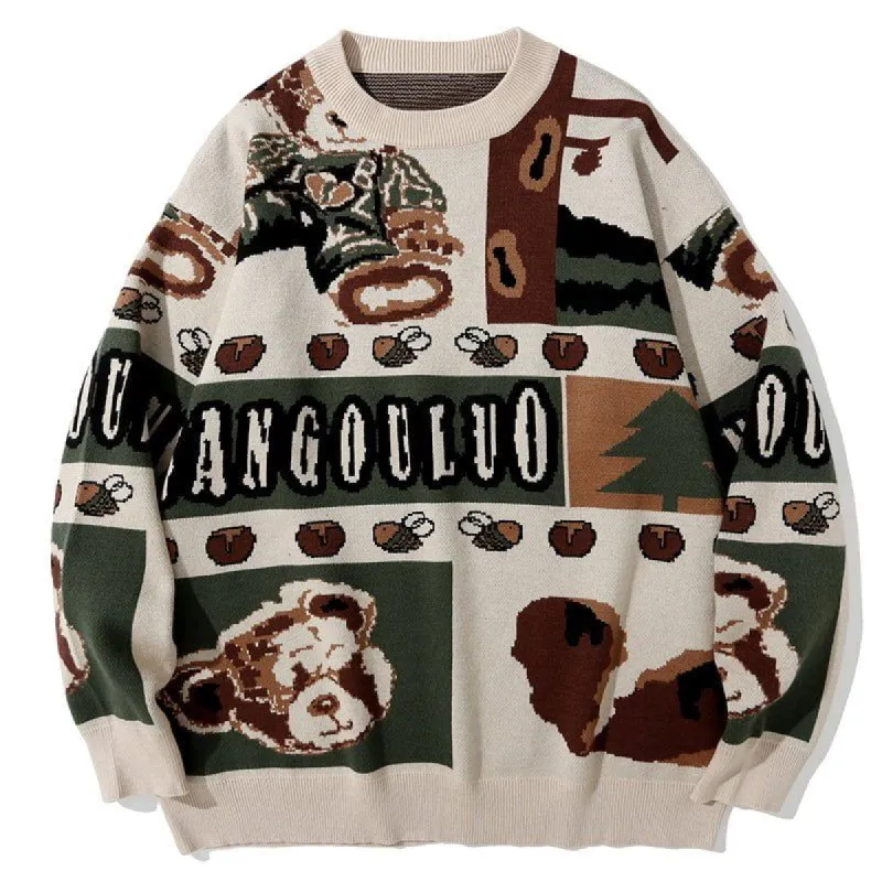 Cozy Oversize Sweater Teddy Bear sold by Yugen Theory