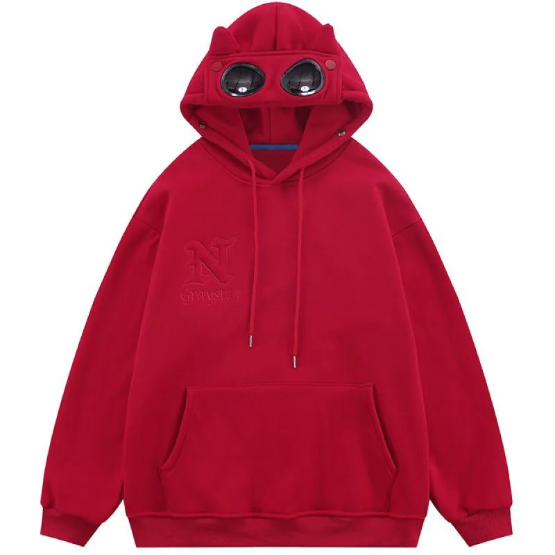 Fleece Hoodie Windproof Goggles sold by Yugen Theory