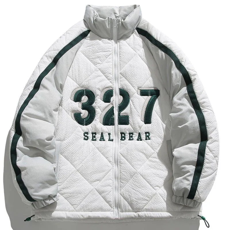 Puffer Winter Coat Embroidery 327 sold by Yugen Theory