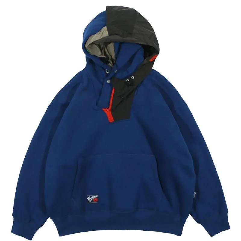 Techwear Hoodie Patchwork Hood sold by Yugen Theory