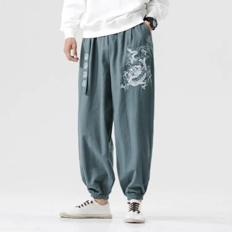 Green Dragon Tight End Japanese Pants sold by Yugen Theory