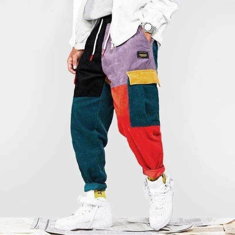 Retro Patchwork Pants sold by Yugen Theory