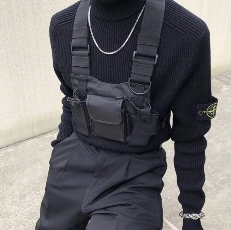 Blackout Chest Bag sold by Yugen Theory