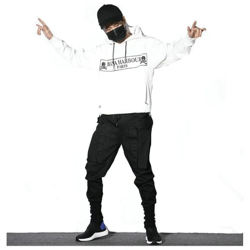 Black Cargo Pants sold by Yugen Theory