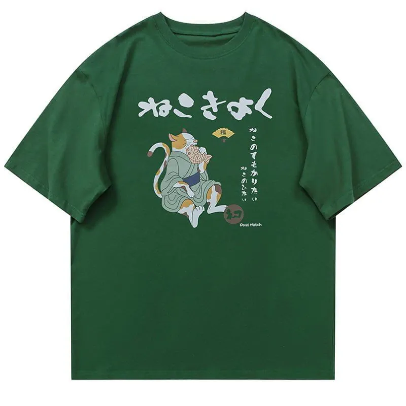 Japanese T-shirt Tokyo Cat sold by Yugen Theory