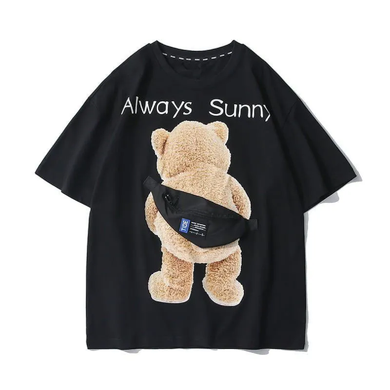 Graphic T-shirt Backpack Bear sold by Yugen Theory
