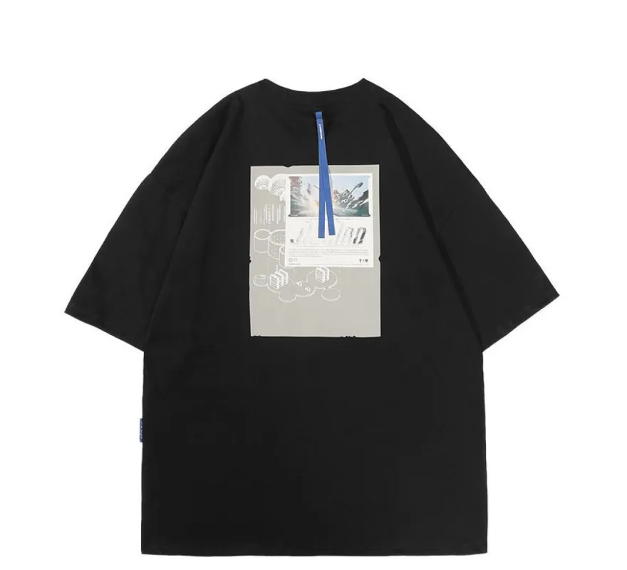 Diagram Graphic Oversized T-Shirt sold by Yugen Theory