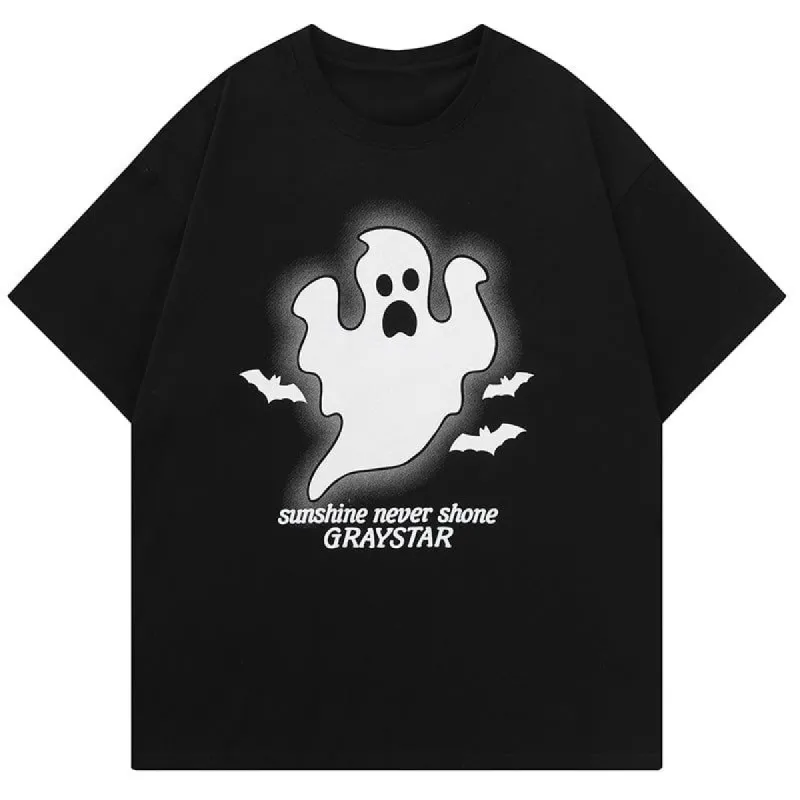 Casual T-shirt Glowing Ghost sold by Yugen Theory