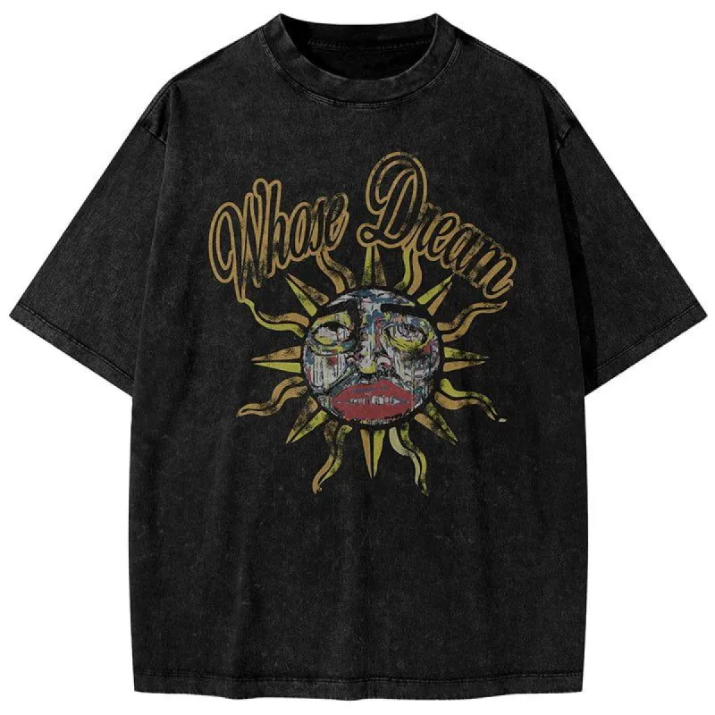 Vintage T-shirt Sun Face sold by Yugen Theory